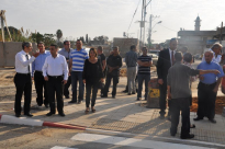  بالصور: رئيس بلدية اللد الجديد يفتتح شارع جديد وسط المدينة 